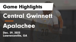 Central Gwinnett  vs Apalachee  Game Highlights - Dec. 29, 2023