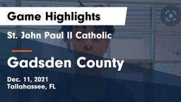 St. John Paul II Catholic  vs Gadsden County  Game Highlights - Dec. 11, 2021