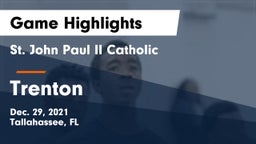 St. John Paul II Catholic  vs Trenton   Game Highlights - Dec. 29, 2021