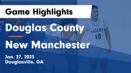 Douglas County  vs New Manchester  Game Highlights - Jan. 27, 2023