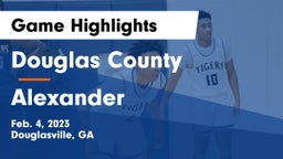 Douglas County  vs Alexander  Game Highlights - Feb. 4, 2023