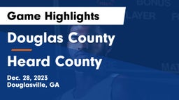 Douglas County  vs Heard County  Game Highlights - Dec. 28, 2023