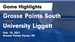 Grosse Pointe South  vs University Liggett Game Highlights - Feb. 10, 2021