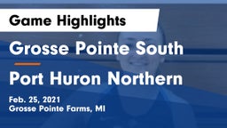 Grosse Pointe South  vs Port Huron Northern  Game Highlights - Feb. 25, 2021