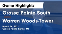 Grosse Pointe South  vs Warren Woods-Tower  Game Highlights - March 24, 2021