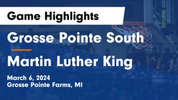 Grosse Pointe South  vs Martin Luther King  Game Highlights - March 6, 2024