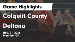 Colquitt County  vs Deltona  Game Highlights - Nov. 21, 2023