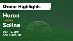 Huron  vs Saline  Game Highlights - Dec. 18, 2021