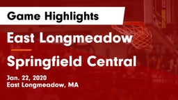 East Longmeadow  vs Springfield Central  Game Highlights - Jan. 22, 2020