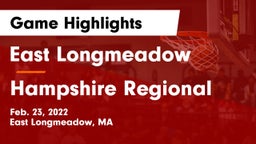 East Longmeadow  vs Hampshire Regional  Game Highlights - Feb. 23, 2022