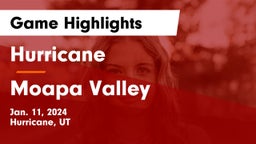 Hurricane  vs Moapa Valley  Game Highlights - Jan. 11, 2024