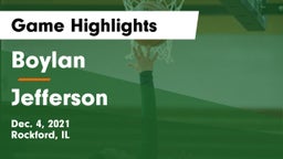 Boylan  vs Jefferson  Game Highlights - Dec. 4, 2021