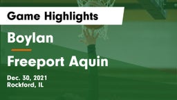 Boylan  vs Freeport Aquin  Game Highlights - Dec. 30, 2021