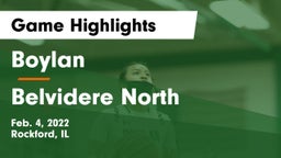 Boylan  vs Belvidere North  Game Highlights - Feb. 4, 2022