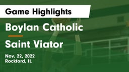 Boylan Catholic  vs Saint Viator  Game Highlights - Nov. 22, 2022
