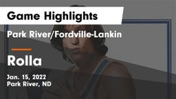 Park River/Fordville-Lankin  vs Rolla  Game Highlights - Jan. 15, 2022