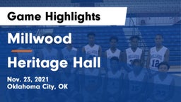 Millwood  vs Heritage Hall  Game Highlights - Nov. 23, 2021