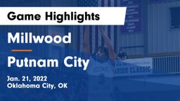 Millwood  vs Putnam City  Game Highlights - Jan. 21, 2022