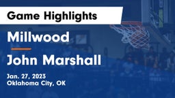 Millwood  vs John Marshall  Game Highlights - Jan. 27, 2023