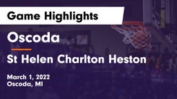 Oscoda  vs St Helen Charlton Heston Game Highlights - March 1, 2022