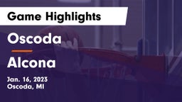 Oscoda  vs Alcona  Game Highlights - Jan. 16, 2023