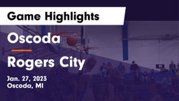 Oscoda  vs Rogers City Game Highlights - Jan. 27, 2023