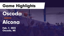 Oscoda  vs Alcona  Game Highlights - Feb. 7, 2023