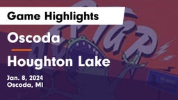 Oscoda  vs Houghton Lake  Game Highlights - Jan. 8, 2024