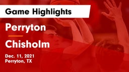 Perryton  vs Chisholm  Game Highlights - Dec. 11, 2021