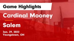 Cardinal Mooney  vs Salem  Game Highlights - Jan. 29, 2022
