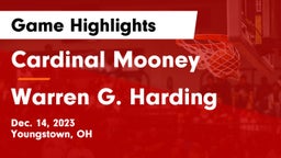 Cardinal Mooney  vs Warren G. Harding  Game Highlights - Dec. 14, 2023