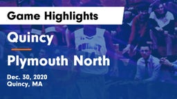 Quincy  vs Plymouth North  Game Highlights - Dec. 30, 2020