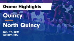 Quincy  vs North Quincy  Game Highlights - Jan. 19, 2021