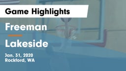 Freeman  vs Lakeside  Game Highlights - Jan. 31, 2020