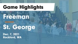 Freeman  vs St. George  Game Highlights - Dec. 7, 2021