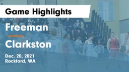 Freeman  vs Clarkston  Game Highlights - Dec. 20, 2021
