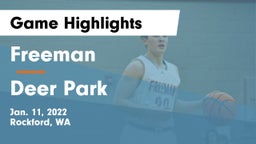 Freeman  vs Deer Park  Game Highlights - Jan. 11, 2022