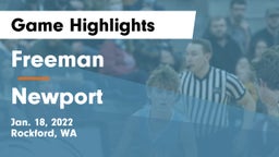 Freeman  vs Newport  Game Highlights - Jan. 18, 2022