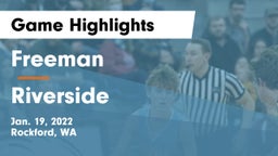 Freeman  vs Riverside  Game Highlights - Jan. 19, 2022
