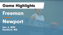 Freeman  vs Newport  Game Highlights - Jan. 6, 2023