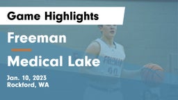 Freeman  vs Medical Lake  Game Highlights - Jan. 10, 2023