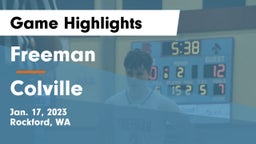 Freeman  vs Colville  Game Highlights - Jan. 17, 2023