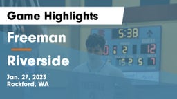 Freeman  vs Riverside  Game Highlights - Jan. 27, 2023