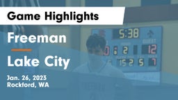 Freeman  vs Lake City  Game Highlights - Jan. 26, 2023