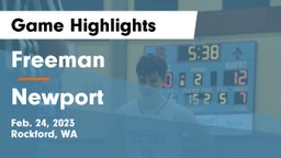 Freeman  vs Newport  Game Highlights - Feb. 24, 2023