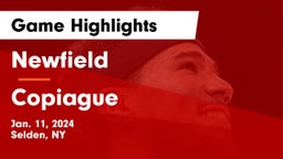 Newfield  vs Copiague  Game Highlights - Jan. 11, 2024