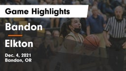 Bandon  vs Elkton  Game Highlights - Dec. 4, 2021