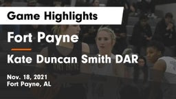 Fort Payne  vs Kate Duncan Smith DAR  Game Highlights - Nov. 18, 2021