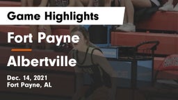 Fort Payne  vs Albertville  Game Highlights - Dec. 14, 2021