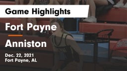 Fort Payne  vs Anniston  Game Highlights - Dec. 22, 2021